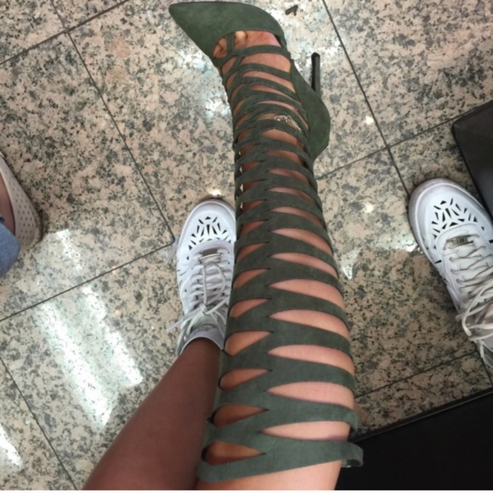 Lace boots